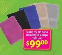 Soriana Híper Una - toalla medio baño homestyle design cada una oferta