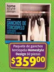 Soriana Híper Home style - paquete de ganchos terciopelo oferta