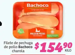 Soriana Híper Filete de pechuga de pollo Bachoco charola oferta