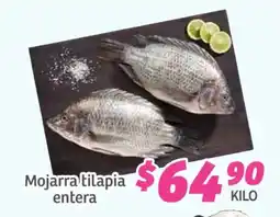 Soriana Híper Mojarra tilapia entera oferta