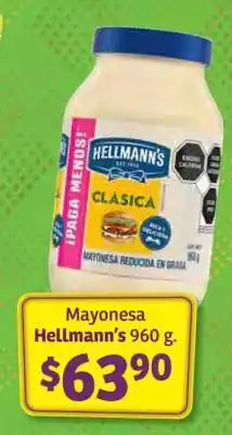 Soriana Híper Mayonesa Hellmann’s 960 g oferta