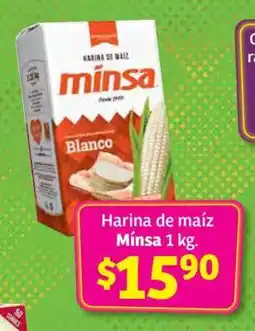 Soriana Híper Harina de maíz Minsa 1 kg oferta