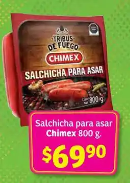 Soriana Súper Salchicha para asar Chimex 800 g oferta