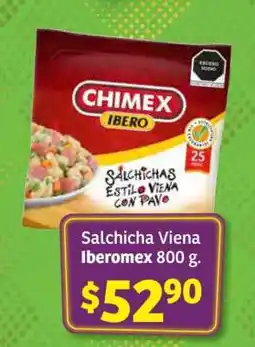 Soriana Súper Salchicha Viena Iberomex oferta