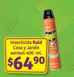 Soriana Híper Insecticida Raid Casa y Jardín oferta