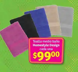 Soriana Híper Toalla medio baño Homestyle Design oferta