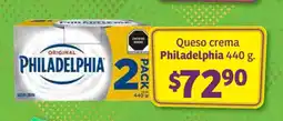 Soriana Súper Queso crema Philadelphia 440 g oferta