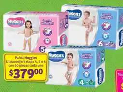 Soriana Híper Pañal Huggies Ultraconfort oferta