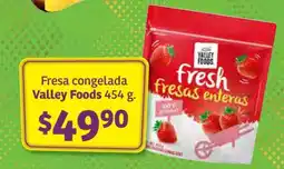 Soriana Súper Fresa congelada Valley Foods 454 g oferta