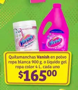 Soriana Híper Quitamanchas Vanish oferta