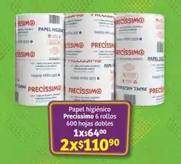Soriana Súper Papel higiénico PRECÍSSIMO oferta