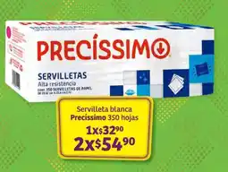 Soriana Súper Servilleta blanca Precíssimo 350 hojas oferta