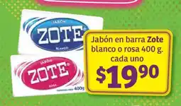 Soriana Súper Jabón en barra Zote oferta