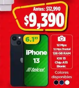 Bodega Aurrerá iPhone 13 oferta