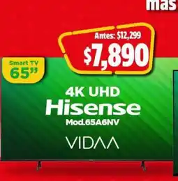 Bodega Aurrerá Hisense 65A6NV Smart TV oferta