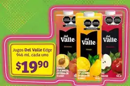 Soriana Súper Jugos Del Valle Edge 946 mL oferta