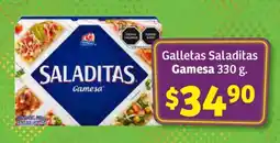 Soriana Súper Galletas Saladitas Gamesa 330 g oferta