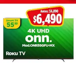 Bodega Aurrerá onn. 55 Smart TV oferta