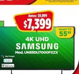 Bodega Aurrerá Samsung 4K UHD Smart TV 55 oferta