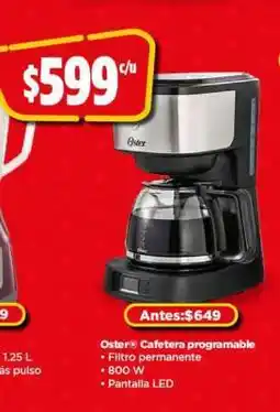Bodega Aurrerá Oster Cafetera programable oferta