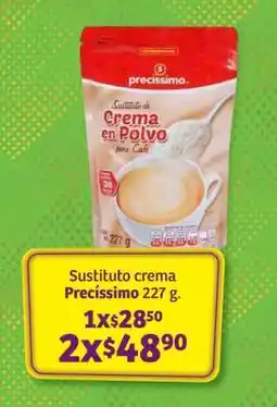 Soriana Súper Sustituto crema Precíssimo 227 g oferta