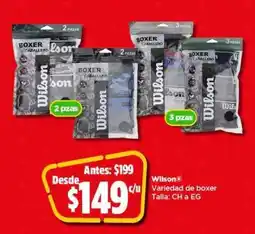 Bodega Aurrerá Wilson Boxer oferta