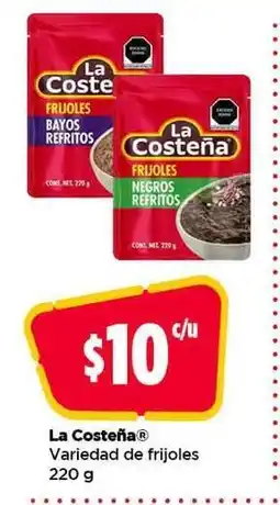 Bodega Aurrerá La Costeña Frijoles oferta