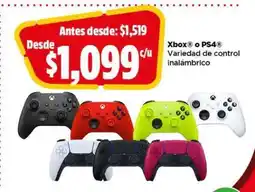 Bodega Aurrerá Xbox o PS4 Wireless Controllers oferta