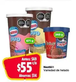 Bodega Aurrerá Nestlé Variedad de helado oferta