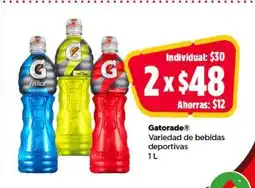 Bodega Aurrerá Gatorade oferta