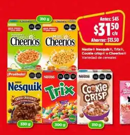 Bodega Aurrerá Nestlé Cereals oferta