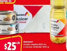 Bodega Aurrerá Aurrera Aceite vegetal 800 ml o Azúcar estándar 900 g oferta