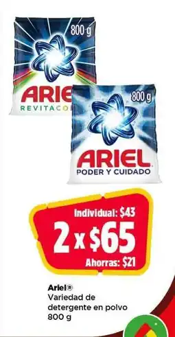 Bodega Aurrerá Ariel Detergente en Polvo oferta