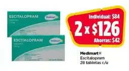 Bodega Aurrerá Medimart Escitalopram oferta