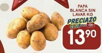 Alsuper Papa blanca sin lavar kg oferta