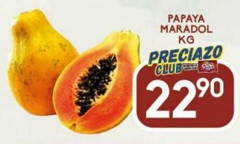 Alsuper Papaya maradol kg oferta