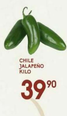 Alsuper Chile jalapeño kg oferta