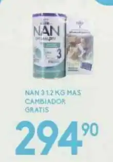 Alsuper Nan 3 2.1kg mas gratis cambiador oferta
