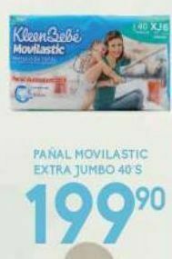 Alsuper Pañal movilastic extra jumbo 40´s oferta
