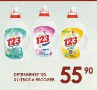 Alsuper Detergente 123 3 litros oferta