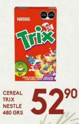 Alsuper Cereal trix nestle oferta