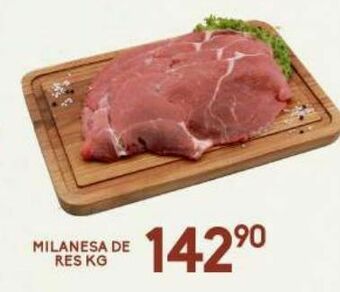 Alsuper Milanesa de res kg oferta