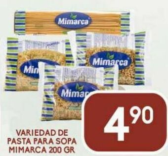 Alsuper Variedad de pasta para sopa mimarca 200g oferta
