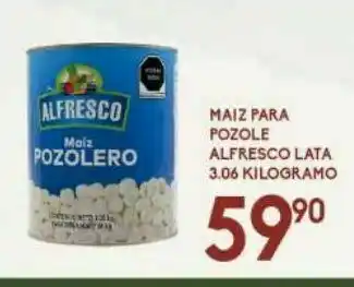 Maiz pozole alfresco lata 3.06kg