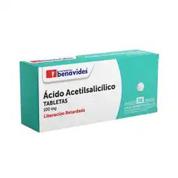 Farmacias Benavides 100 mg Ácido Acetilsalicílico Liberación Retardada oferta