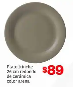 Soriana Híper Plato trinche oferta