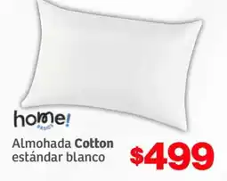 Soriana Híper Almohada Cotton estándar blanco oferta