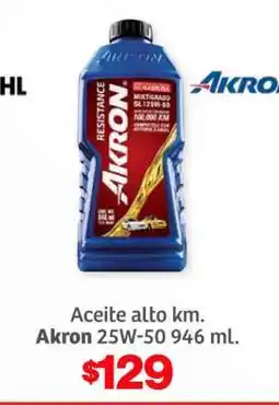 Soriana Híper Akron 25W-50 946 ml oferta