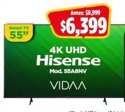 Bodega Aurrerá Hisense 4K UHD Smart TV oferta