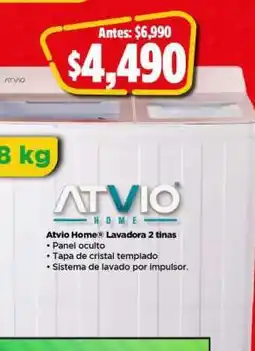 Bodega Aurrerá Atvio Home Lavadora 2 tinas oferta